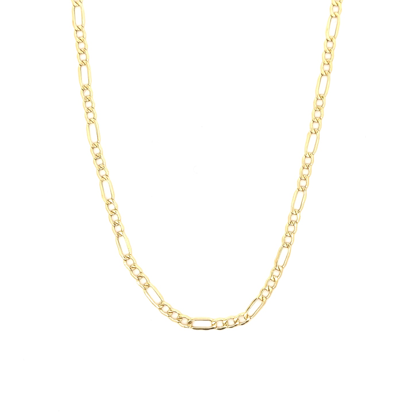 10K Yellow Gold Figaro Chain