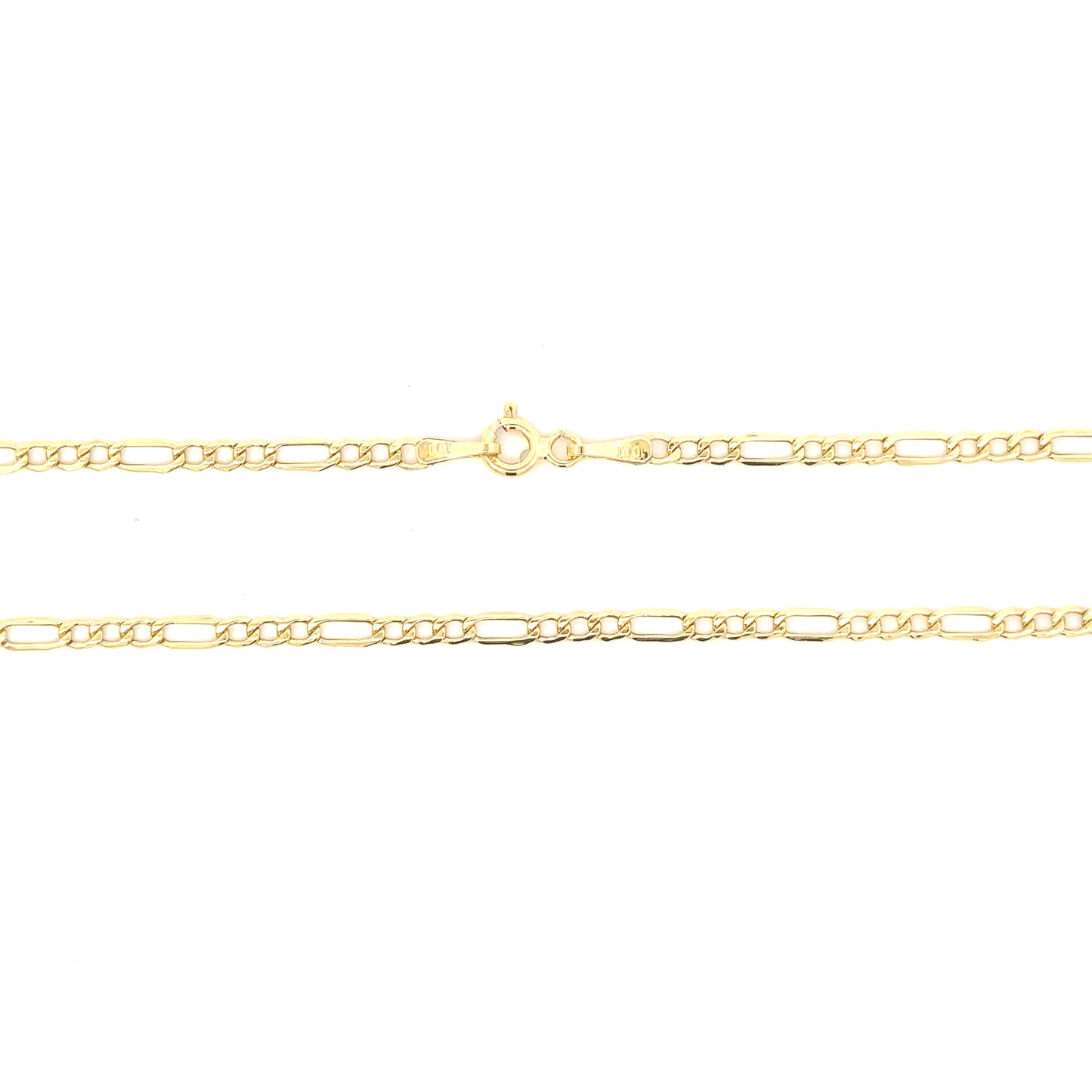 10K Yellow Gold Figaro Chain