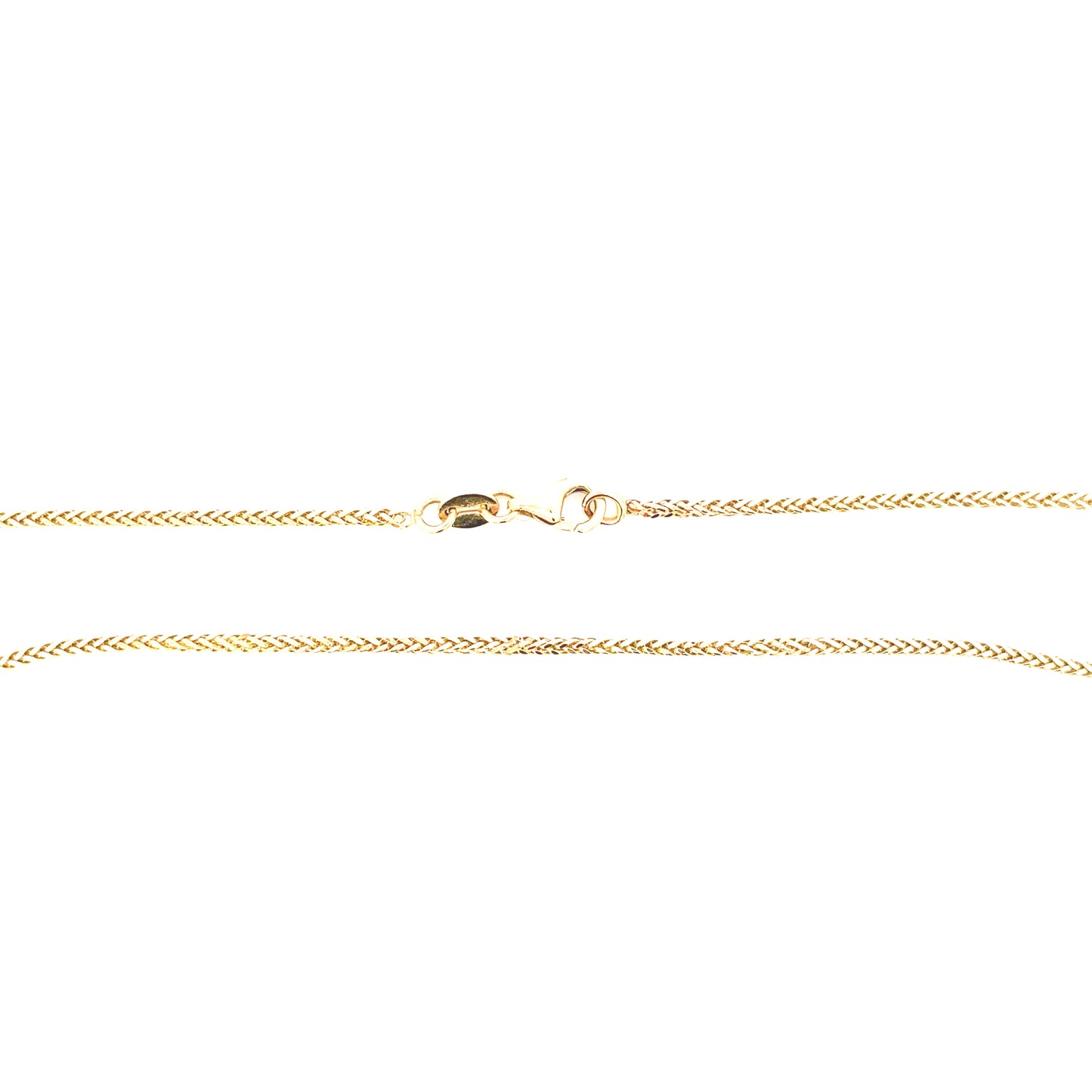 10K Yellow Gold Wheat Chain