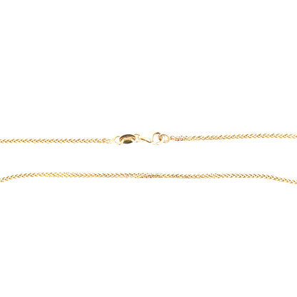 10K Yellow Gold Wheat Chain