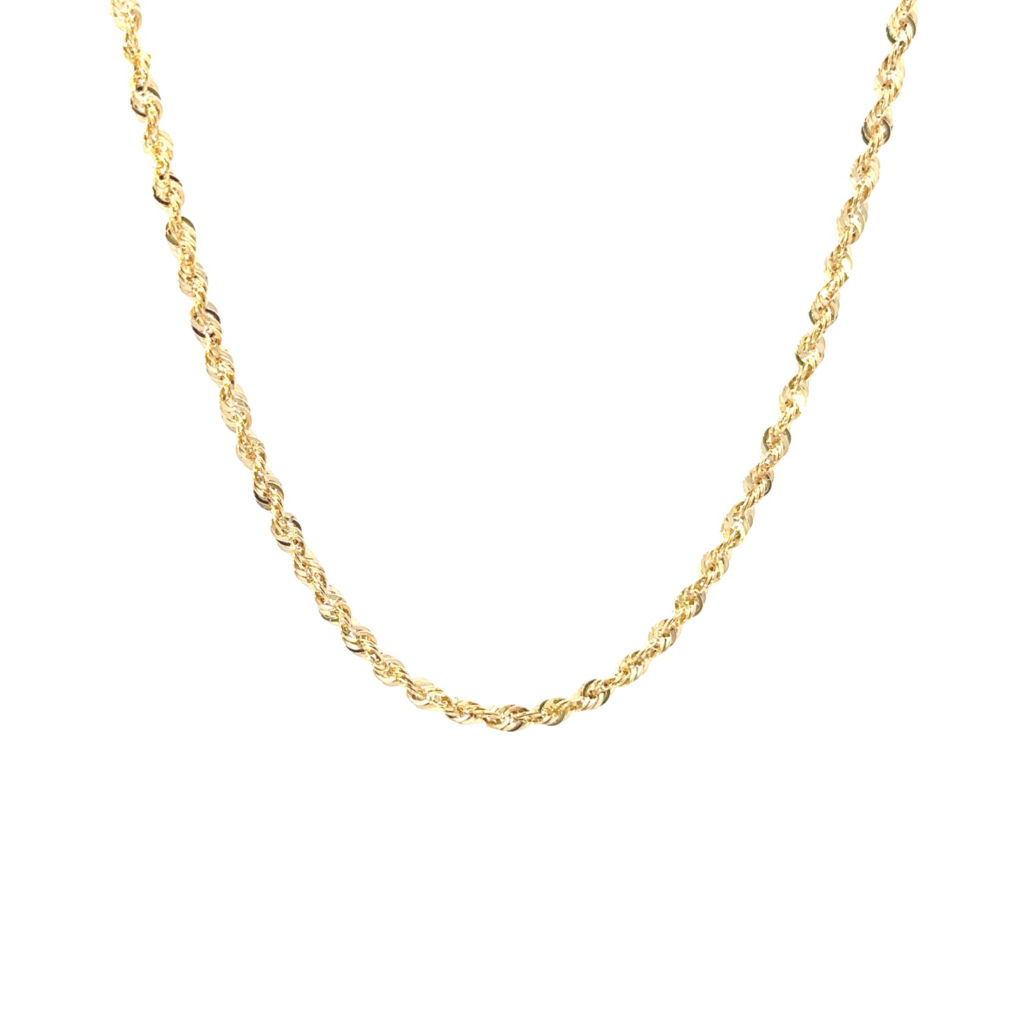 10K Yellow Gold Rope Chain