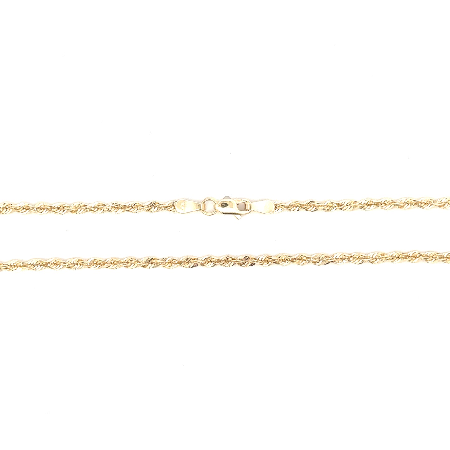 10K Yellow Gold Rope Chain