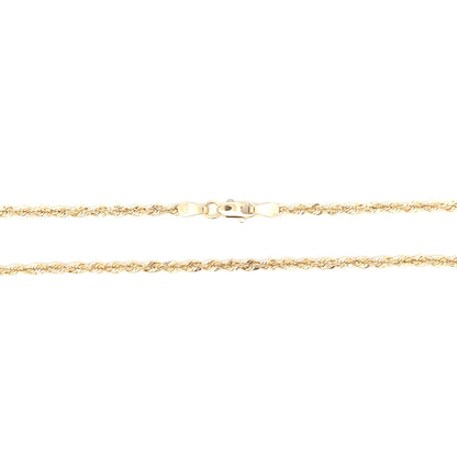 10K Yellow Gold Rope Chain