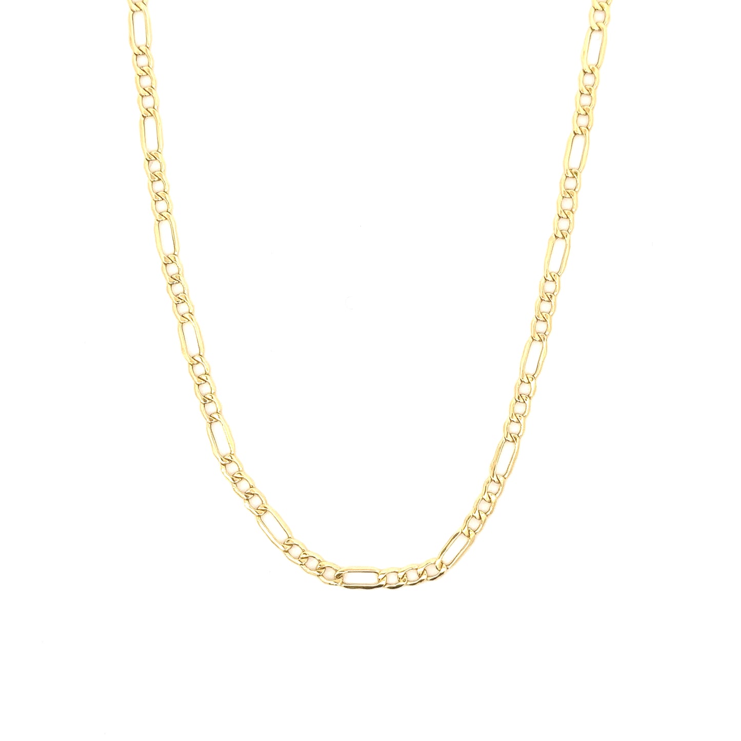 10K Yellow Gold Figaro Chain