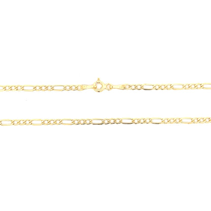 10K Yellow Gold Figaro Chain