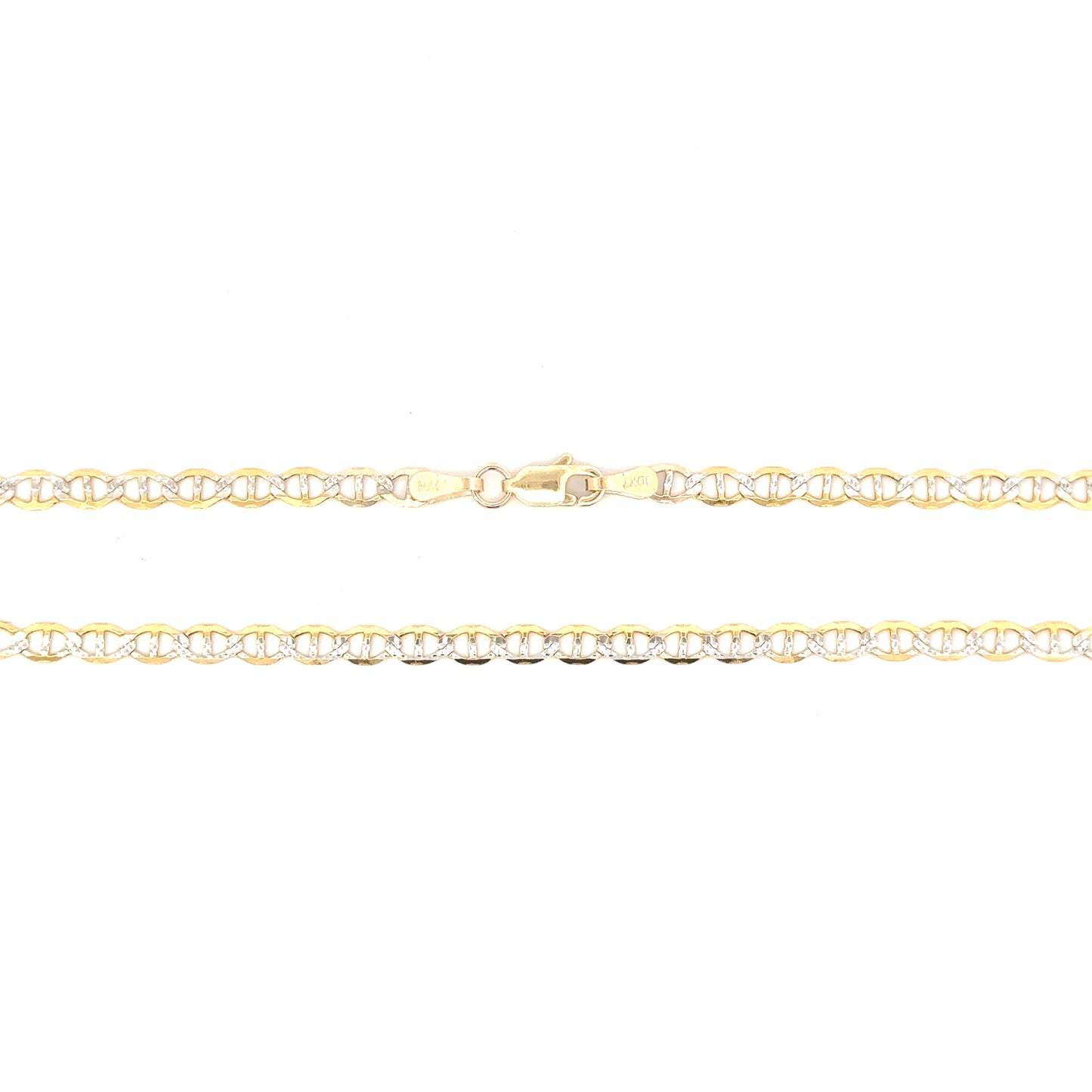 10K 2-Tone Mariner Link Chain