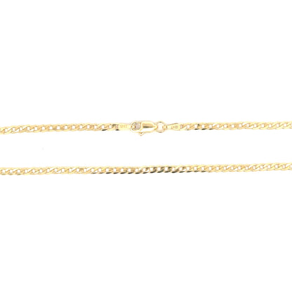 10K Yellow Gold Curb Link Chain