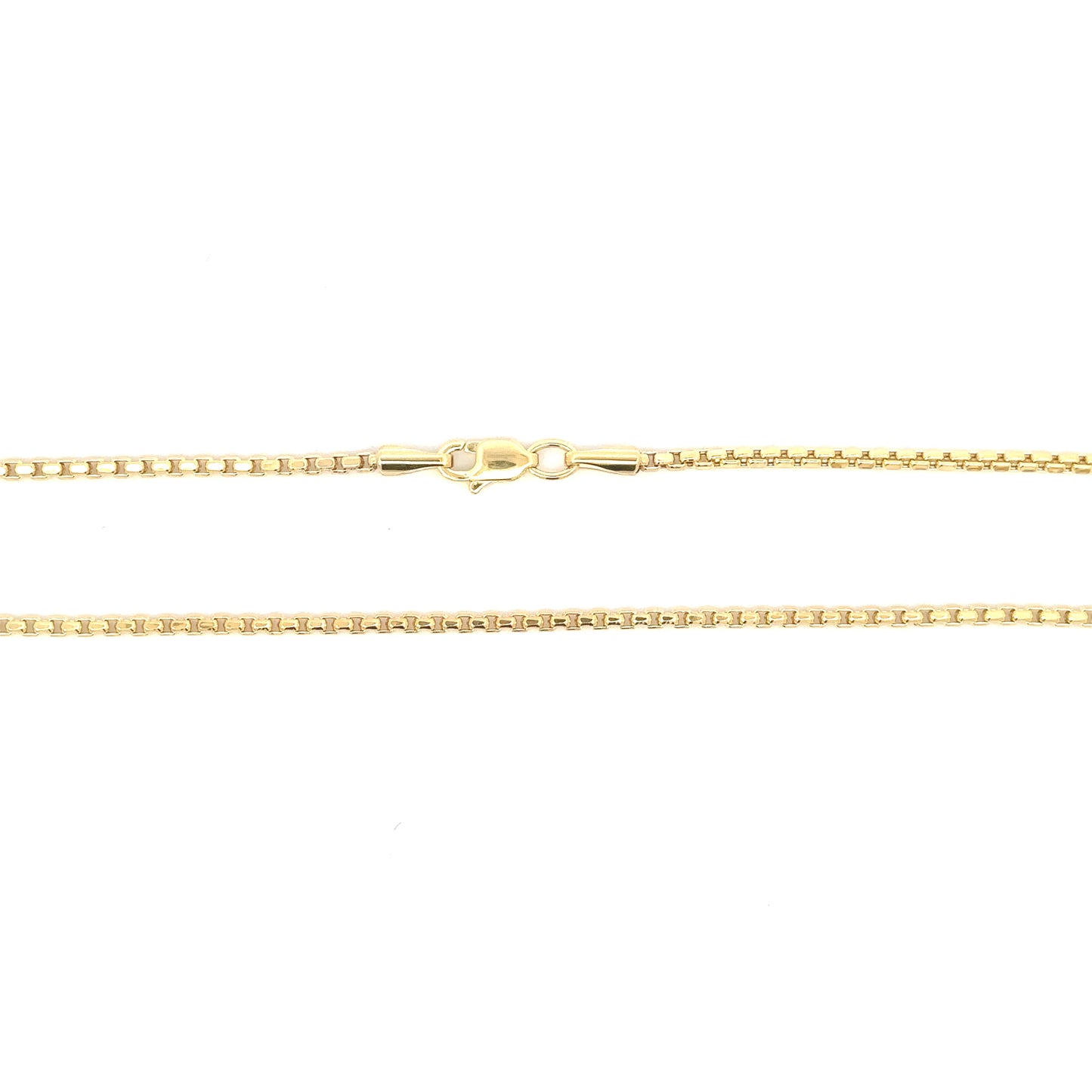 10K Yellow Gold Round Box Chain