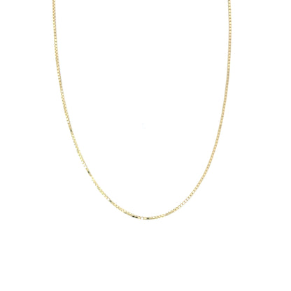 10K Yellow Gold Box Chain