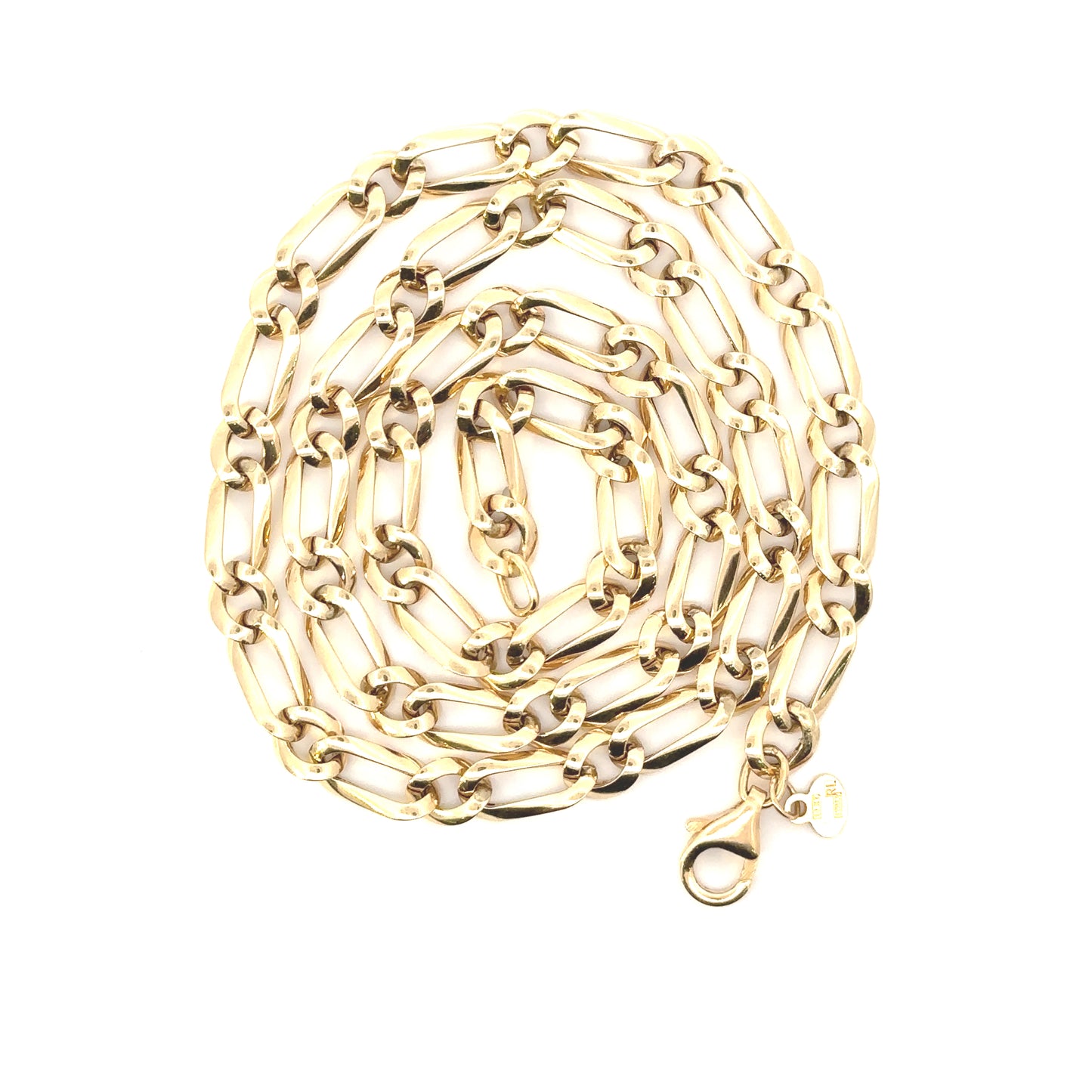 14K Fancy Link Chain