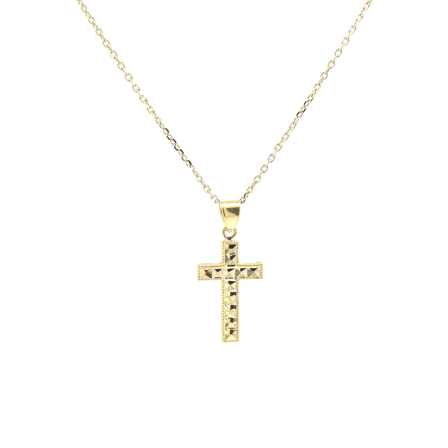 10K Yellow Gold Cross Pendant