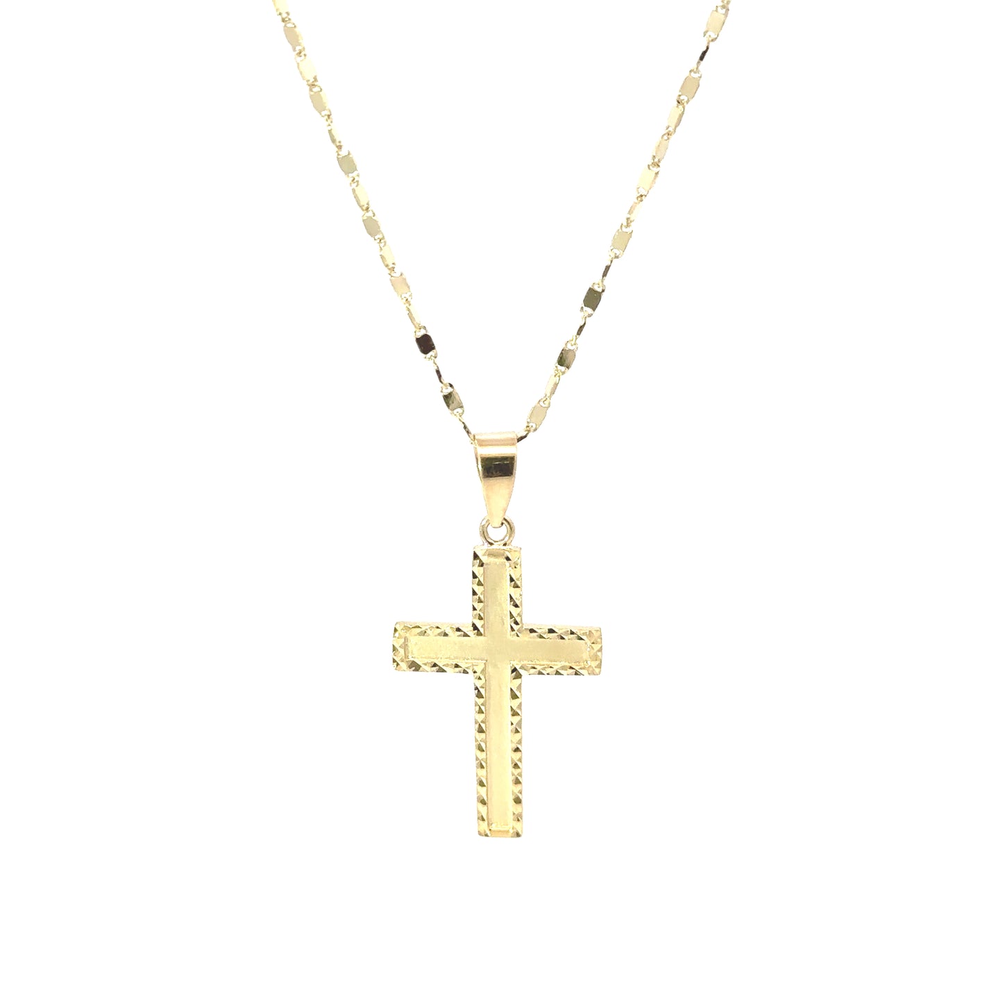 10K Yellow Gold Cross Pendant