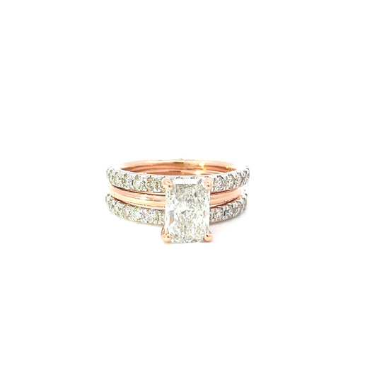 14K Rose Gold Engagement Ring