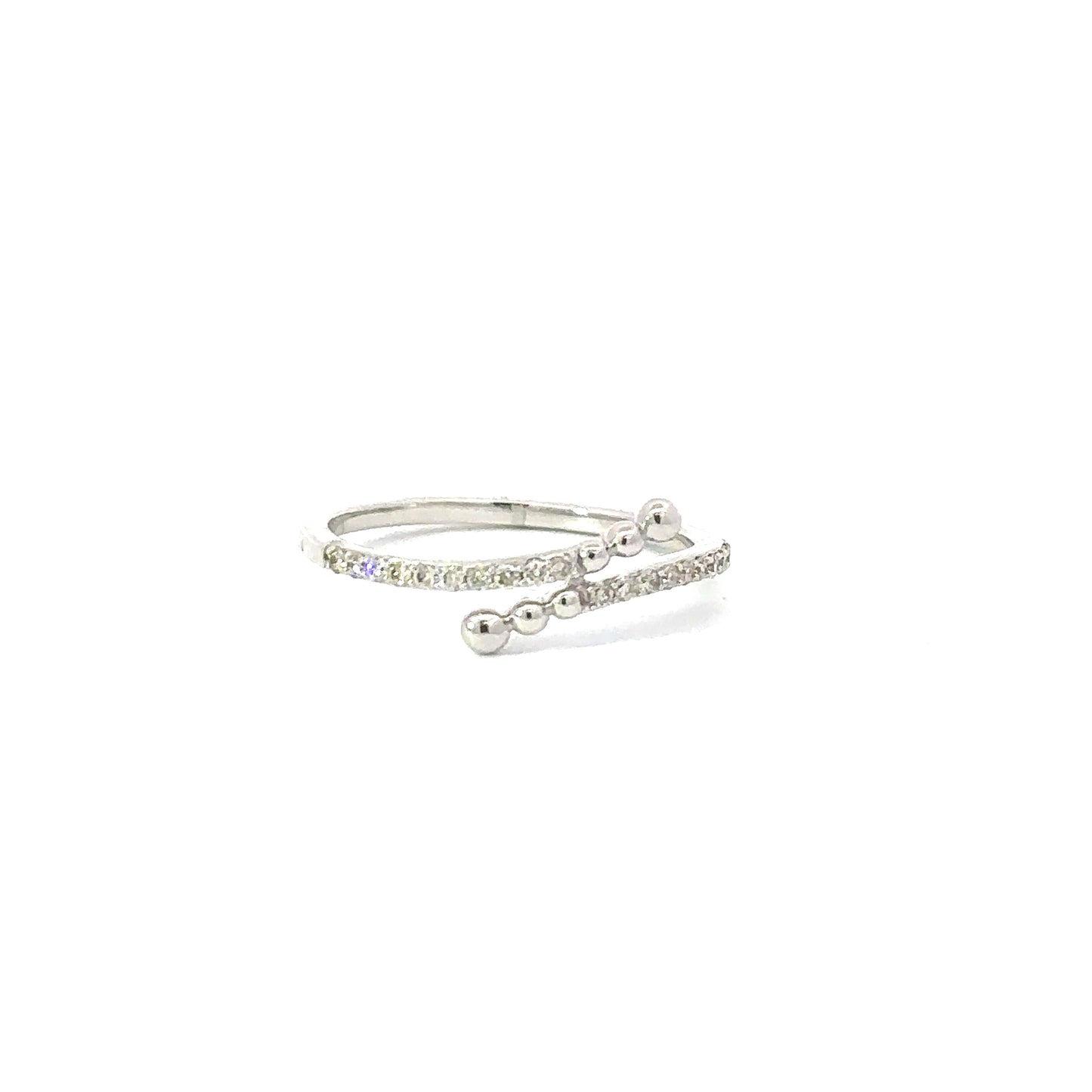 Sleek Diamond Bar Ring