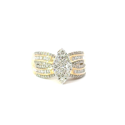 Exquisite Marquise Diamond Ring