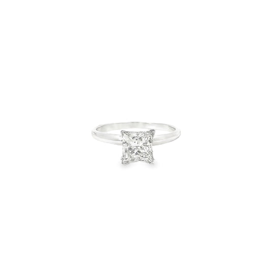 1.5 Carat Princess Cut Lab-Grown Diamond Solitaire Ring