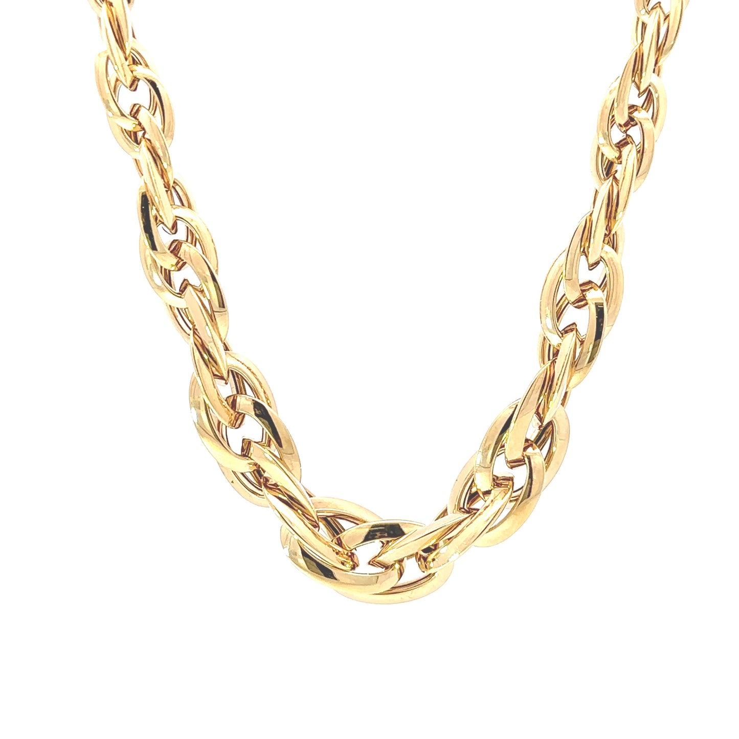 14K Yellow Gold Fancy Italian Link Chain