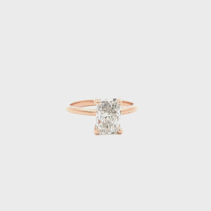 14K Rose Gold Engagement Ring