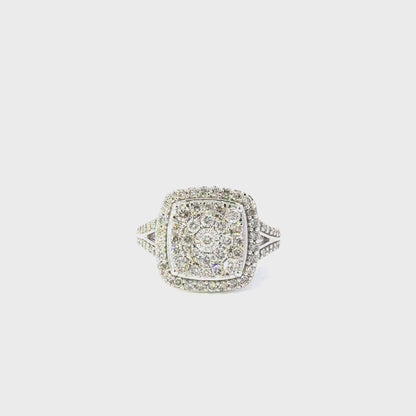 Halo Diamond Ring