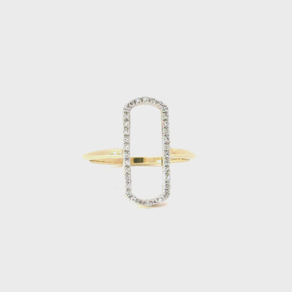 10K Yellow Gold Diamond Ring