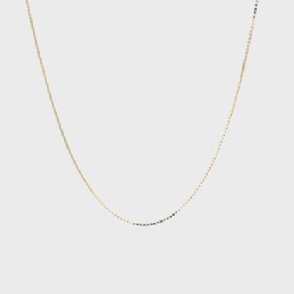 10K Yellow Gold Box Chain