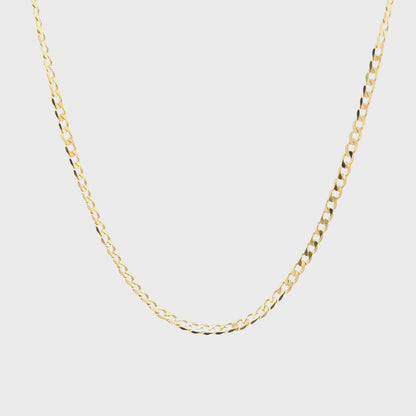 10K Yellow Gold Curb Link Chain